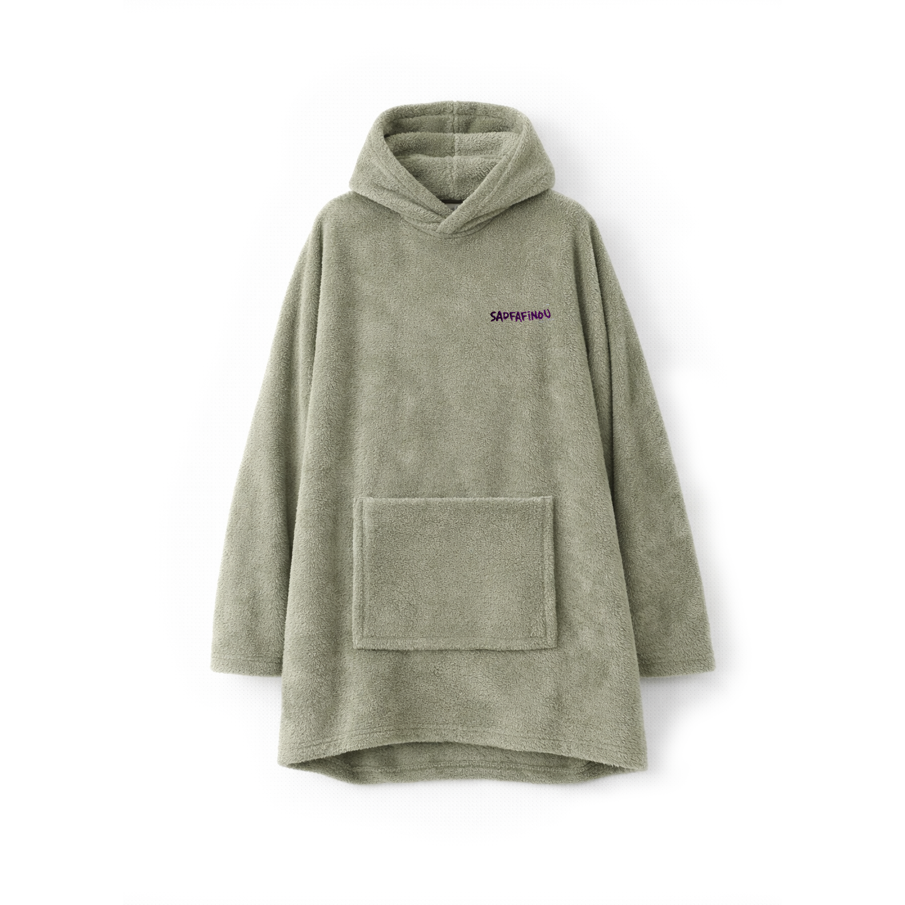 Plaid à capuche Vert